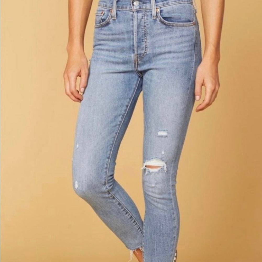 Levi’s Women’s Wedgie Skinny Jeans in Blue Spice